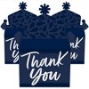 Big Dot of Happiness Navy Blue Elegantly Simple - Treat Box Party Favors - Guest Party Favors Goodie Gable Boxes - Set of 12 - 2 of 4