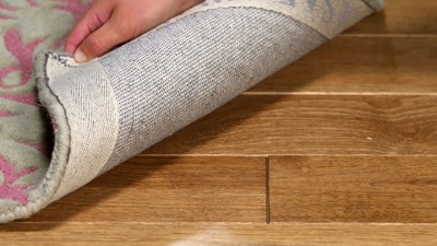 Saffron Ivory & Red Hand-Loomed Cotton Blend 3x5 Area Rug