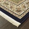 Oriental Weavers Masterpiece 1331B Navy/ Ivory Indoor Area Rug - 5'3" x 7'6" - 2 of 3
