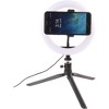 Vivitar 8" White LED Ring Light with Tripod Stand, Cell Phone Holder - 4 of 4