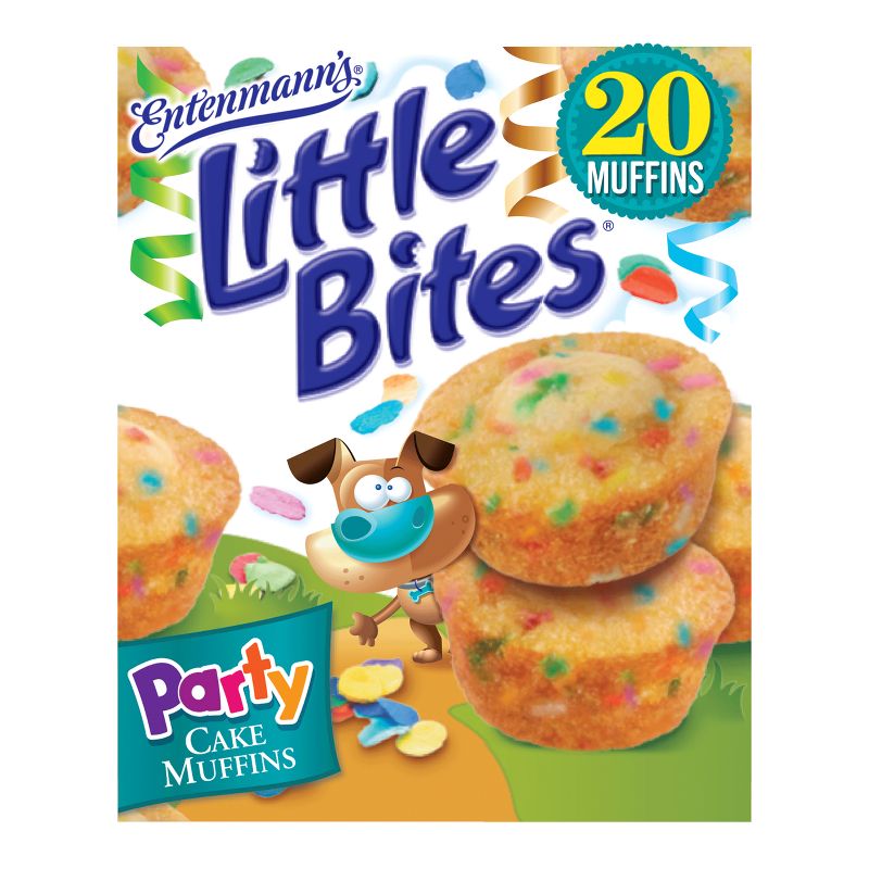 Entenmann&#39;s Little Bites Party Cake Muffins - 8.25oz, 1 of 12