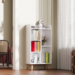 Aoxun Bookshelf Bookcase, Cube Storage Organizer, Wood Display Bookshelf, Storage Shelves - 1 of 4