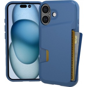 Smartish iPhone 16 Wallet Case - Wallet Slayer Vol 1 - Slim Grip Card Holder Cover - 1 of 4