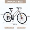 Gulches 700C Hybrid/Road Bike, Shimano 7-Speed, Aluminum Rims, TEC Chain, 700*32C Tires, Dual Disc Brakes, 85% Pre-Assembled - 2 of 4