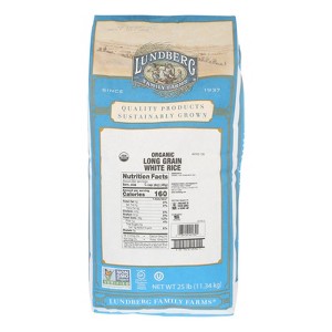 Lundberg Organic Long Grain White Rice - 25 lb - 1 of 4
