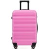 Gulches Hardshell ABS Luggage Set Lightweight Durable with Dual Spinner Wheels 12 20 24 28 inch W Expandable Duffel 8-Piece Packing Cubes Pink - 4 of 4