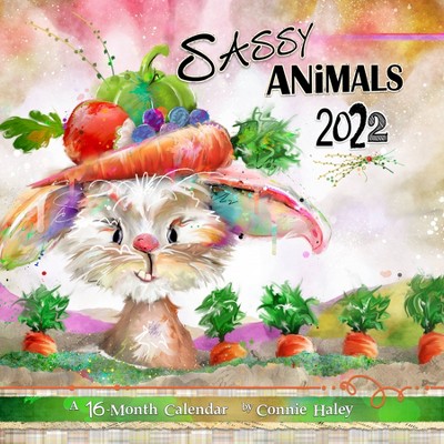 2022 Wall Calendar Sassy Animals Connie Haley - Trends International Inc