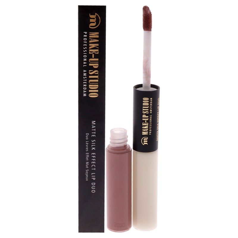 Matte Silk Effect Lip Duo - Blushing Nude by Make-Up Studio for Women - 2 x 0.1 oz Lipstick, 1 of 7