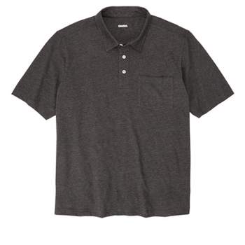 KingSize Men's Big & Tall Shrink-Less Lightweight Polo T-Shirt