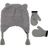 Addie & Tate Boys & Girls Winter Hat and Mittens or Gloves Set, Kids Ages 4-7 - 4 of 4