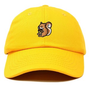 Dalix Squirrel Embroidered Cotton Dad Hat Casual Adjustable Baseball Cap for Nature and Animal Lovers Womens - 1 of 4