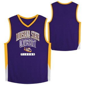 NCAA LSU Tigers Boys' Basketball Jersey - 1 of 3