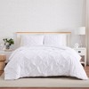 Southshore Fine Living Pinch Pleated Pintuck soft and easy care Duvet Cover Set with Shams - image 3 of 4