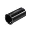 Unique Bargains Aluminium Alloy Bicycle Bike Seat Post Tube Adapter Black 2 Pcs - 4 of 4