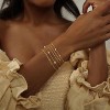 Gold Bracelets for Women Non Tarnish, 14K Gold Plated Chunky Cuff Bracelet Gold Bangles Bracelet for Women Trendy - 3 of 4