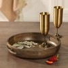 Frangipani Circular Wooden Tray - 2 of 3