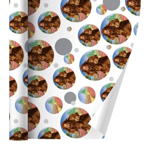 Wizard Of Oz Lion Character Gift Wrap 30" x 72" - 1 of 4
