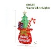 LuxenHome Lighted Santa’s Gift Pack Outdoor Christmas Decoration, Red Fabric Holiday Yard Display Red, Green - 2 of 4