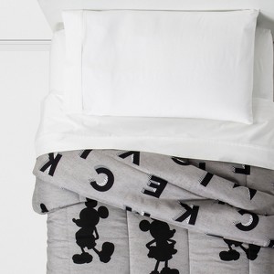 Mickey Mouse & Friends Mickey Mouse Twin Comforter Gray, Black Gray