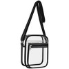 Generic Clear Purse for Stadium Events Clear Messenger Crossbody Bag for Men and Women - 2 of 4