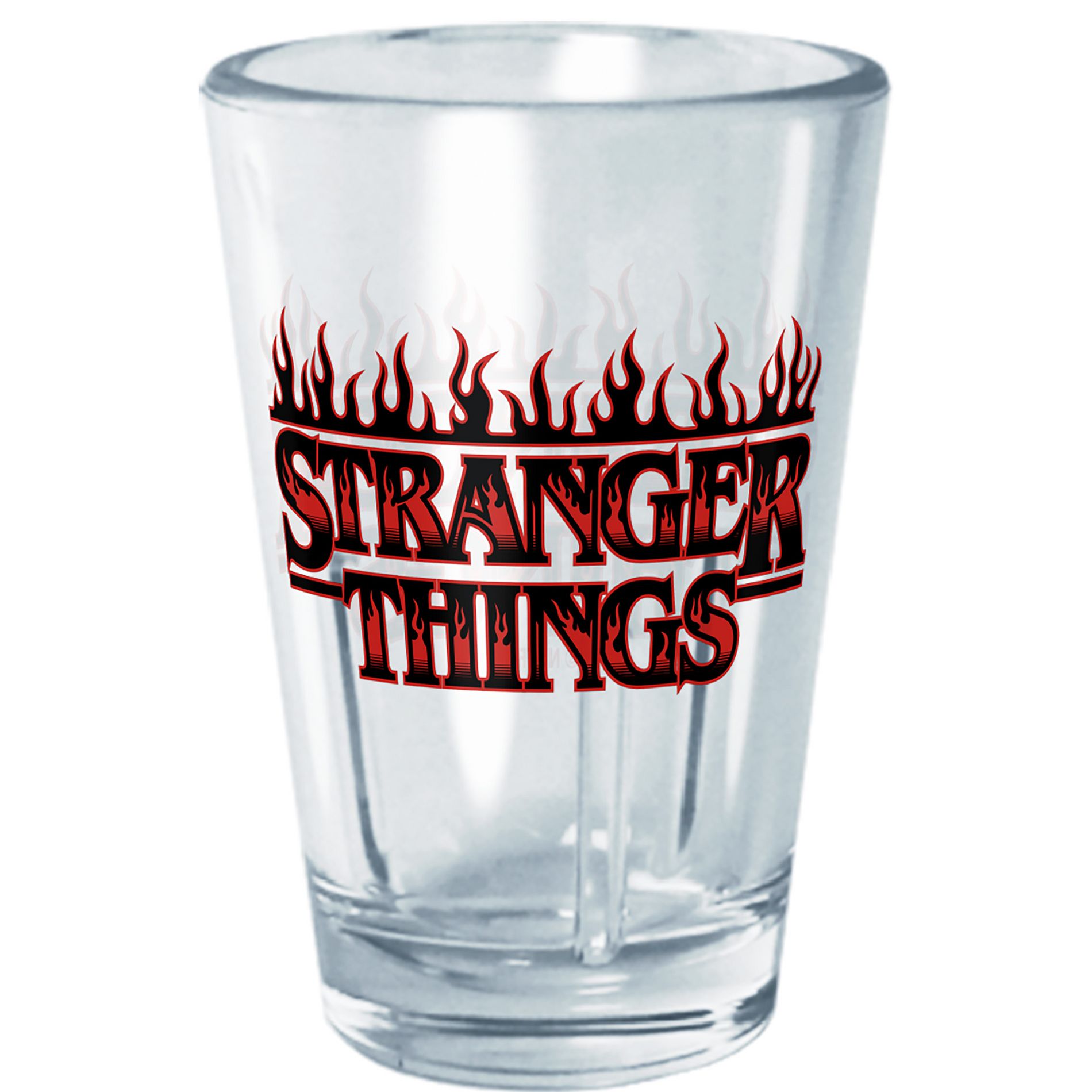Stranger Things Burning Logo  Tritan Shot Glass - Clear - 2 oz.
