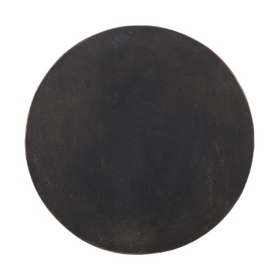 Antique Copper Lightweight Concrete Outdoor Side Table
