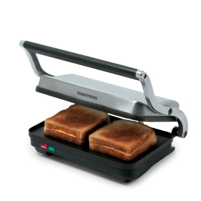 Hastings Home Electric Panini Press, Indoor Grill, And Gourmet Sandwich  Maker With Nonstick Plates - Black : Target