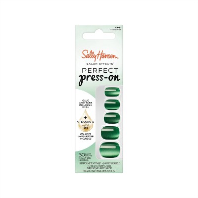 Sally Hansen Salon Effects Perfect Press-On Fake Nails Kit - Rocket Fuel - 24ct