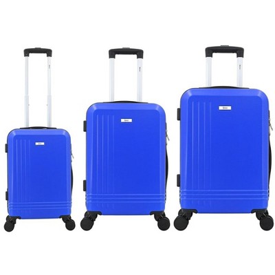 Mirage Luggage Alisa ABS Hard shell Lightweight 360 Dual Spinning Wheels and Combo Lock 3-Piece Luggage Set