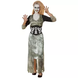 Northlight Zombie Bride Adult Women's Dress Halloween Costume - Small