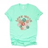S.W.Smiley Love More Smiley Faces - Women's Short Sleeve Graphic T-Shirt - 2 of 4