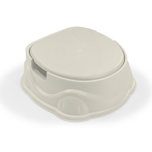 Dolu Nuve 3-in-1 Potty, Toilet Adapter, and Step Stool, Ergonomic Design, Beige - 1 of 4
