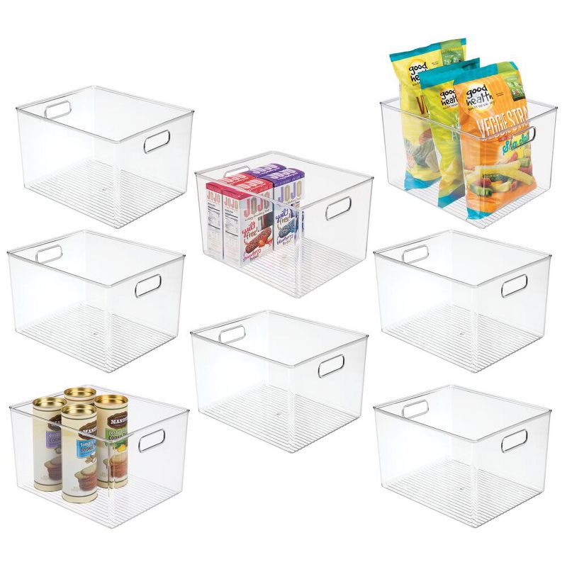 mDesign Plastic Kitchen Food Storage Organizer Bin - 8 Pack, 2 of 9