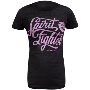 Hayabusa Women's Classic Spirit of the Fighter T-Shirt - XS - Black - 1 of 2