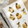Wrapables Floral Fashion Women PET Scrapbooking Stickers for Junk Journals, Stationery, Water Bottles, Phones, Laptops (40pcs), Bouquet and Crown - 3 of 4