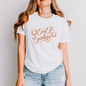 Simply Sage Market Cool It Cowboy Rope Short Sleeve Tee - 1 of 4