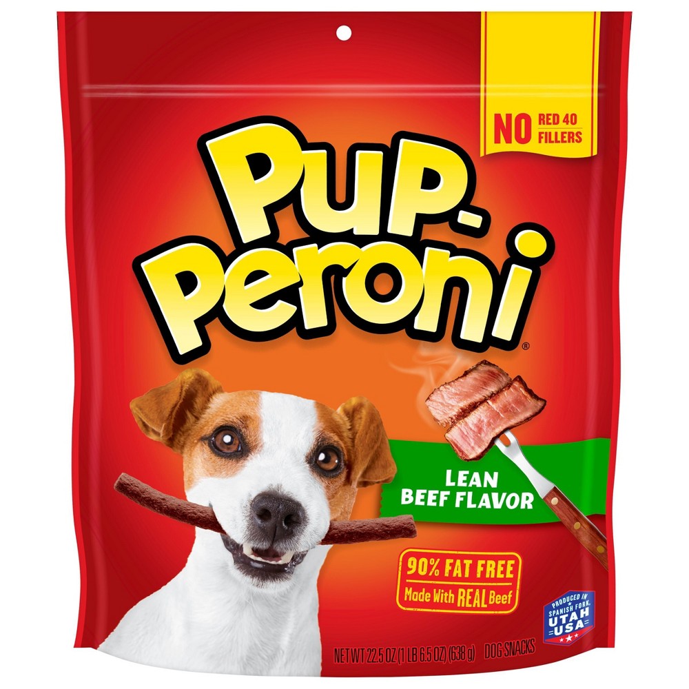 Photos - Dog Food Pup-Peroni Treats Peroni Lean Beef Flavor Chewy Dog Treats - 22.5oz