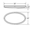 Access Lighting Solero Iii 1 - Light Flush Mount in  Bronze - 2 of 2
