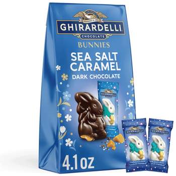 Ghirardelli Easter Dark Sea Salt Caramel Bunny Bag - 4.1oz