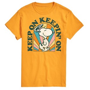 Men's - Peanuts - Keep On Short Sleeve Graphic T-Shirt - 1 of 4