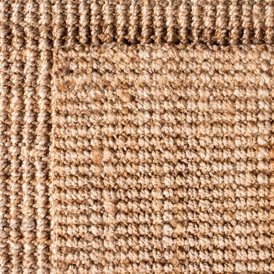 Natural Handwoven Jute Runner Rug 2'3" x 10'