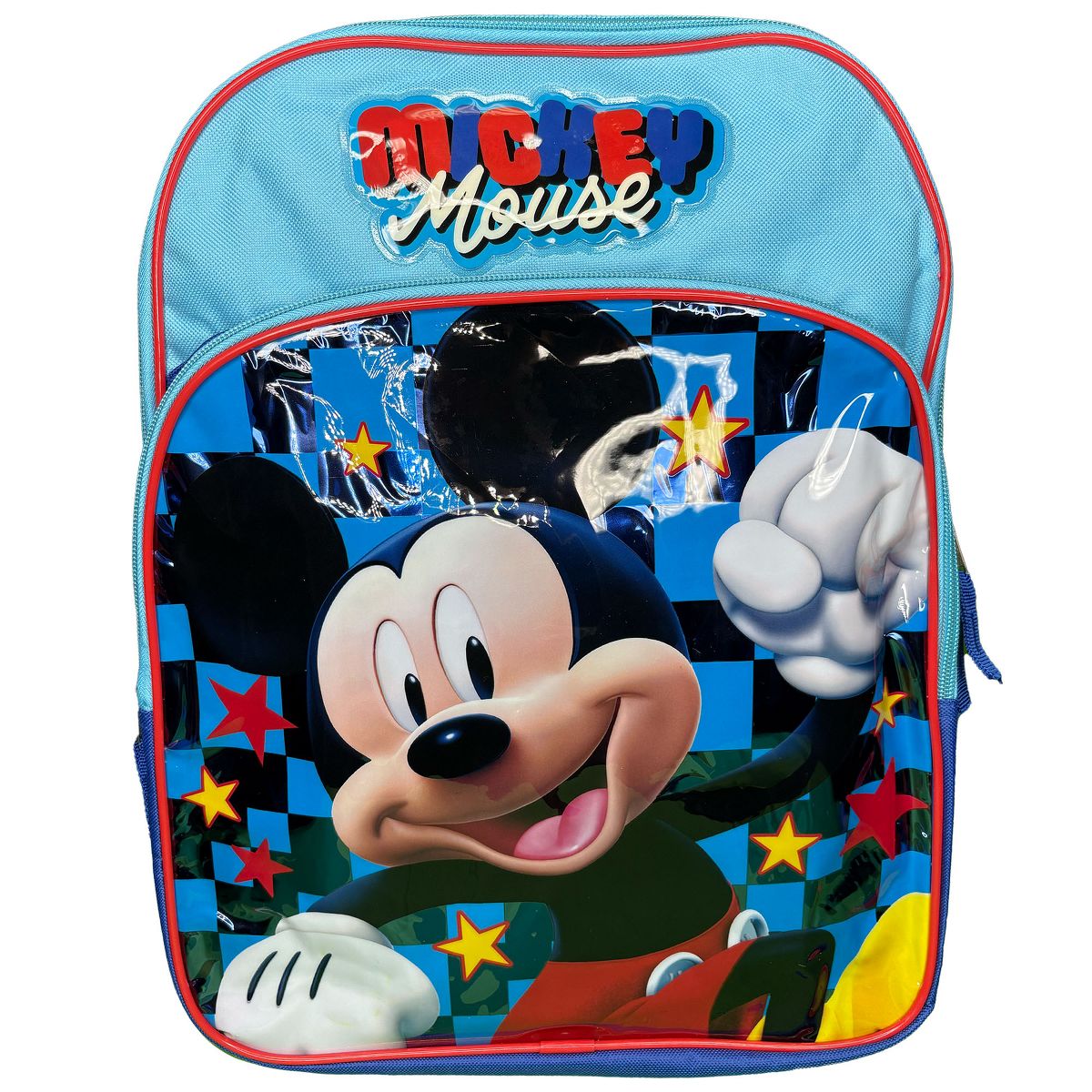 Disney Mickey Mouse 16" Blue School Backpack with a Large Front Pocket - thumbnail 2