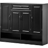Acekool Shoe Storage Cabinet with Adjustable Shelves, Entryway Organizer with Drawer & Doors, Modern Shoe Rack for Hallway, Bedroom, White - 4 of 4