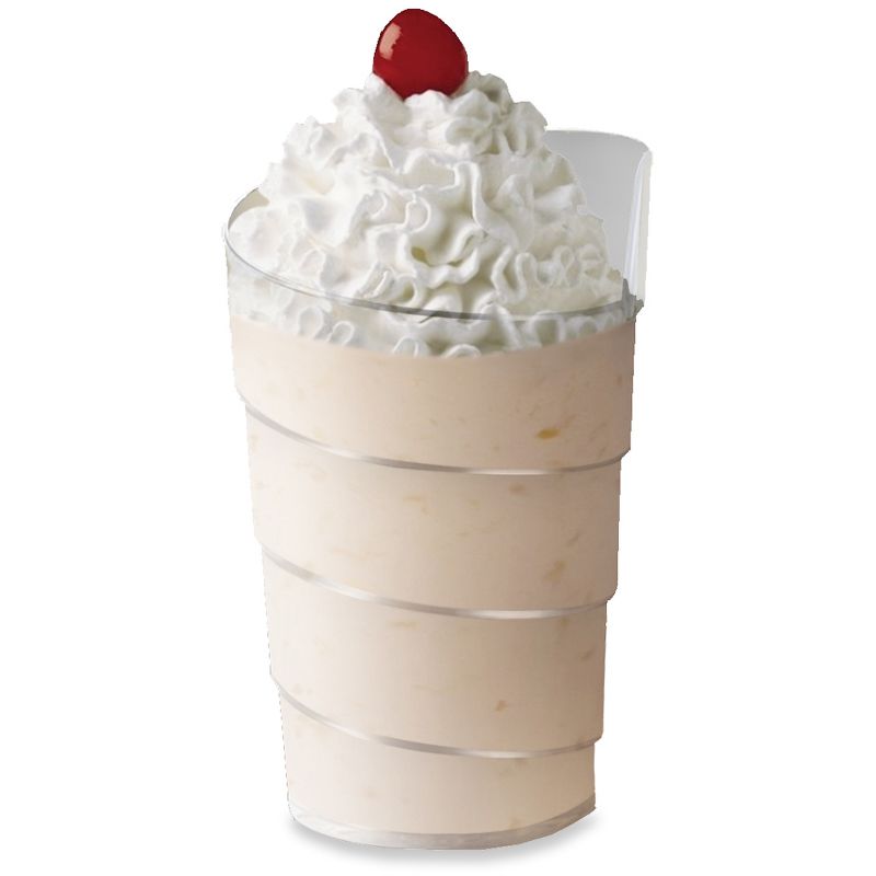 Spyro Clear Plastic Disposable Dessert Cups - 1000 Count