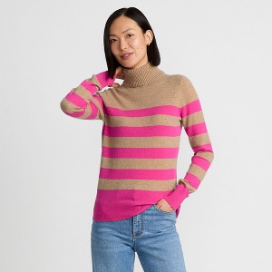 Lands' End Women's Cashmere Turtleneck Sweater - 1 of 4