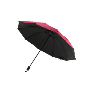 Unique Bargains Umbrella 10-rib Solid Color Sun Protection Impact Cloth Vinyl 42.52"x29.13" 1 Pcs - 1 of 4