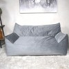 COWLOWN Bean Bag Chair with Armrests, Foam Filled Lounger, Removable Washable Cover for Living Room, Bedroom - 4 of 4