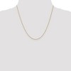 Black Bow Jewelry 1.2mm, 14k Yellow Gold, Solid Link Cable Chain Necklace - 2 of 4