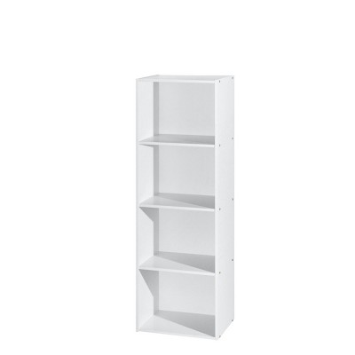 Photo 1 of 4 Shelf Bookcase White - Hodedah