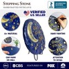 Shoot for the Stars Stepping Stone, 9.5" Galactic Moon and Stars Space Themed Gift| OrnamentallyYou - 2 of 4